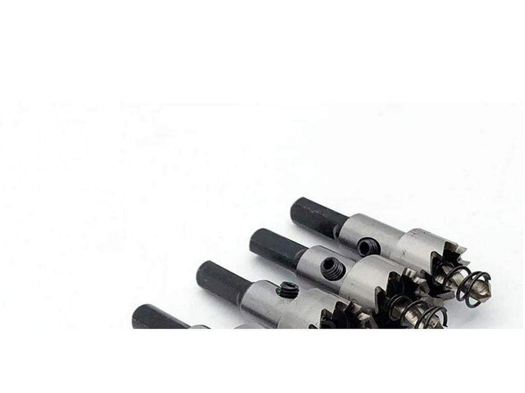 5-Piece Titanium-Coated HSS Hole Opener Set for Stainless Steel and Metal Sheet Drilling