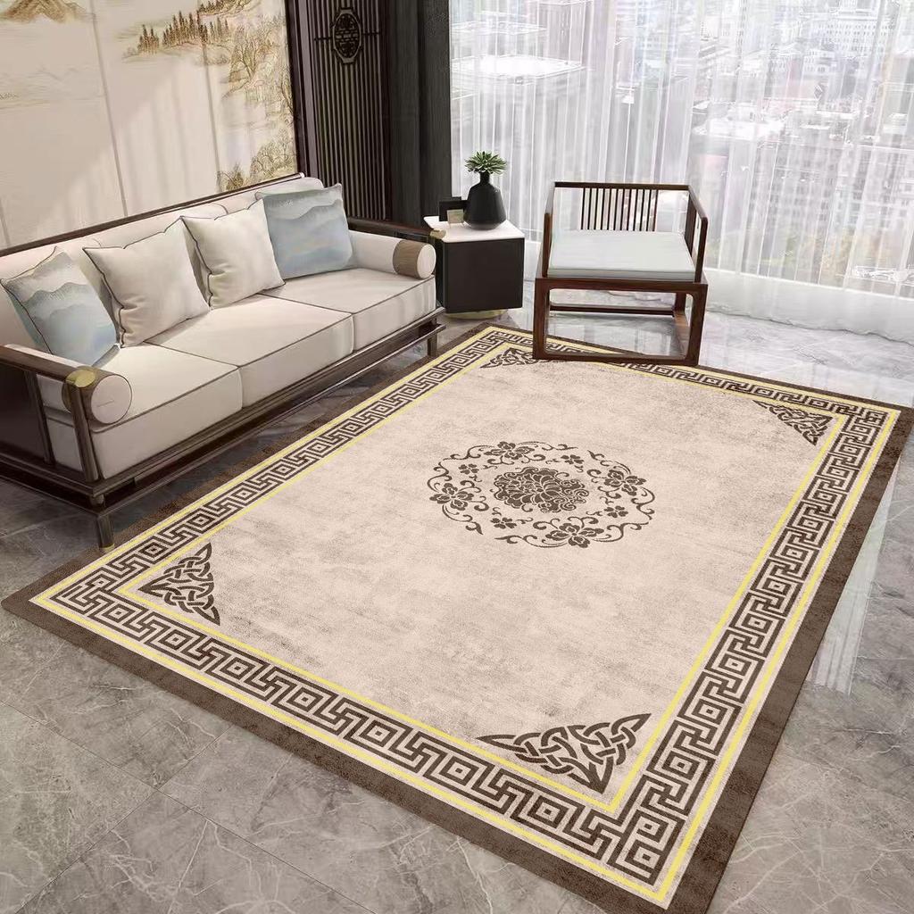 Ретро китайский стиль простой ковер гостиная диван спальня кабинет ванная комната прихожая коврик противоскользящий легкая роскошь домашний декор ковер