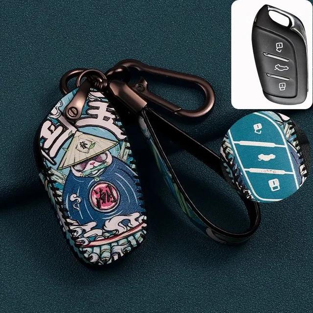 Для MG ZS GT GS EV MG5 6 7 EZS HS EHS Roewe RX5 Rongwei Rx5plus кожаные наборы для ключей брелоки MG аксессуары