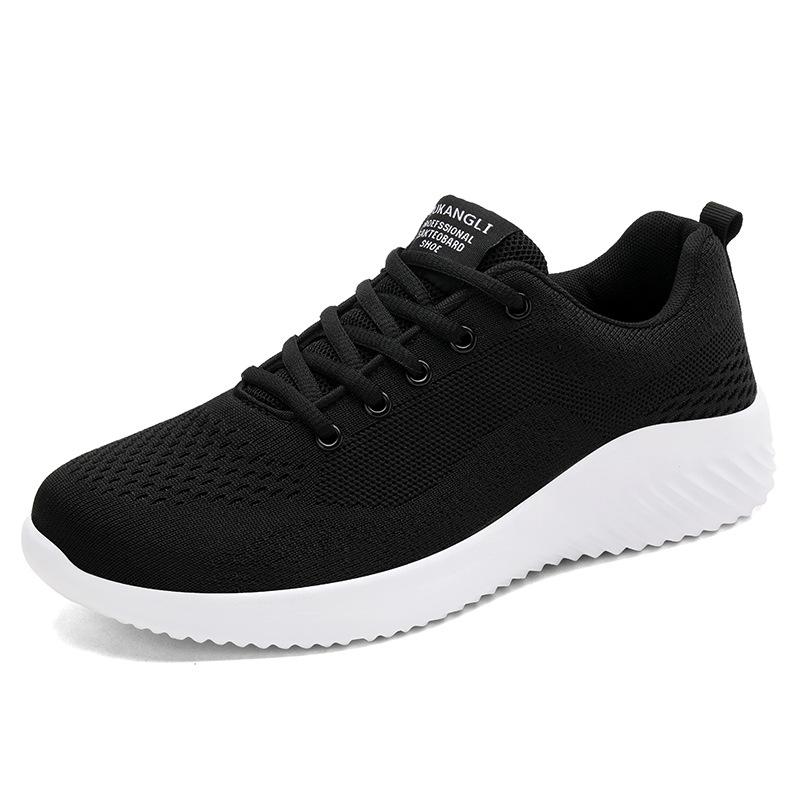 Autumn Spring Plus Size Running Shoes Men's Casual Flying Sports Zapatillas Hombre Shoes Trendy Mesh Sneakers Men H543