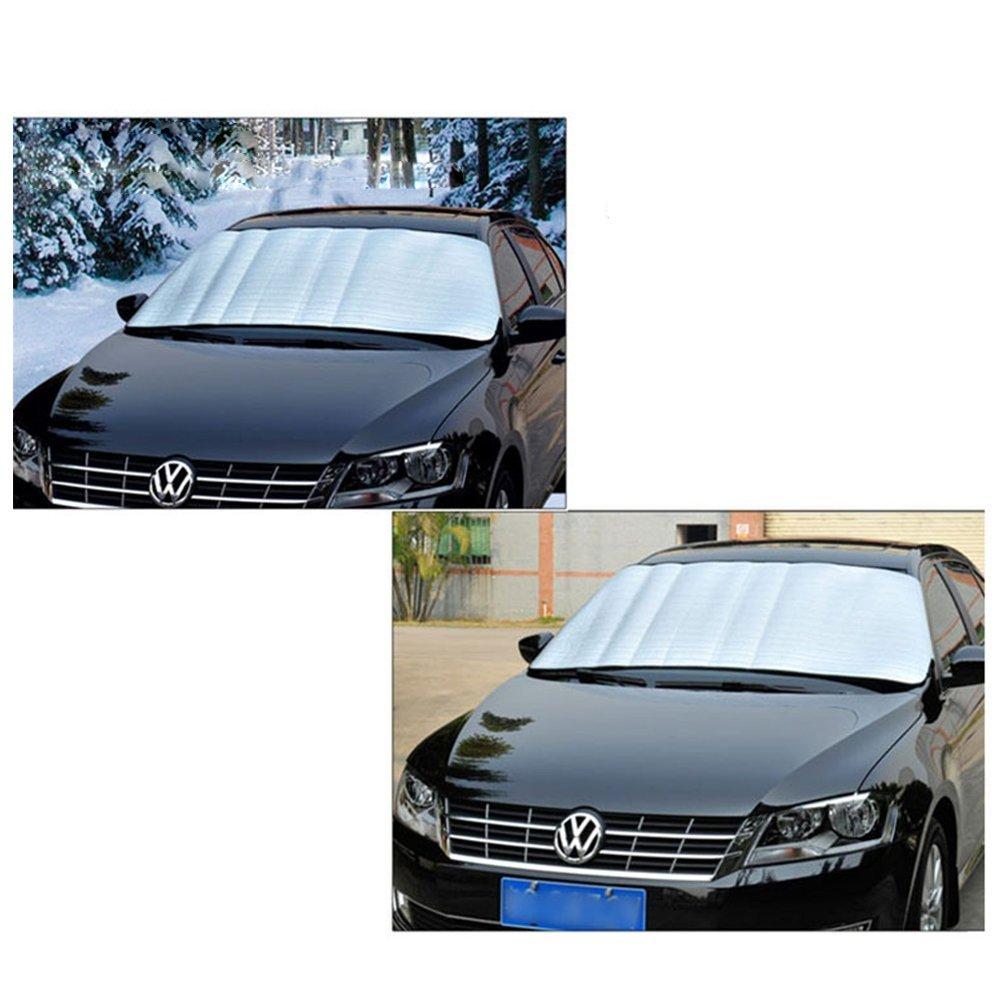 Автомобильный внедорожник, складной чехол на лобовое стекло, солнцезащитный козырек, посеребренный солнцезащитный козырек, защищает автомобиль от снега, льда, мороза, горячего