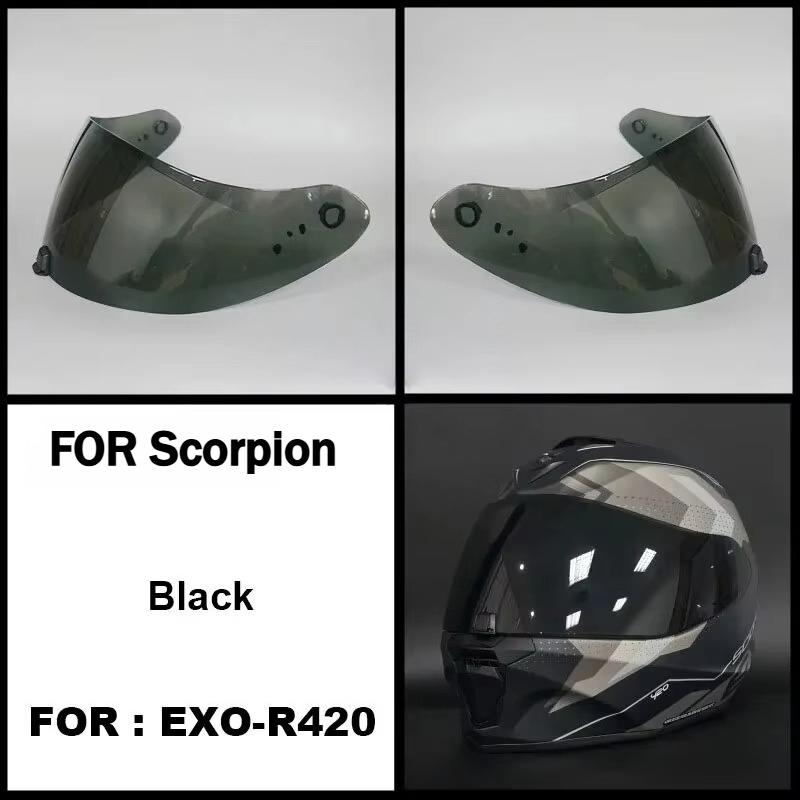 Capacete for SCORPION EXO-R420 Visor Shield Lens Motorcycle Accessories Full Face Helmet Anti-UV forScorpion EXO-R420 Casco Moto