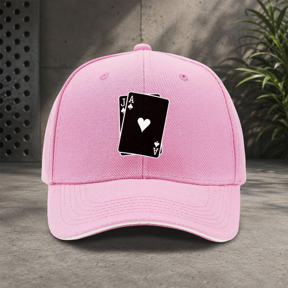 Ace of Spades Hearts Baseball Cap Adjustable Duckbill Hat for Unisex Women Lightweight Unisex Casual Gift