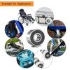 Новые шарикоподшипники с двойным защитным уплотнением 608ZZ 608RS 6000ZZ 6000RS Металлический подшипник 6001ZZ 6001RS 609ZZ Шарикоподшипники для скейтборда