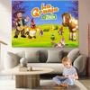 Декор для дня рождения La Granja Zenon Баннер-фон Декорации для детского дня рождения в стиле фермы Реквизит для фотосессии на крещение ребенка