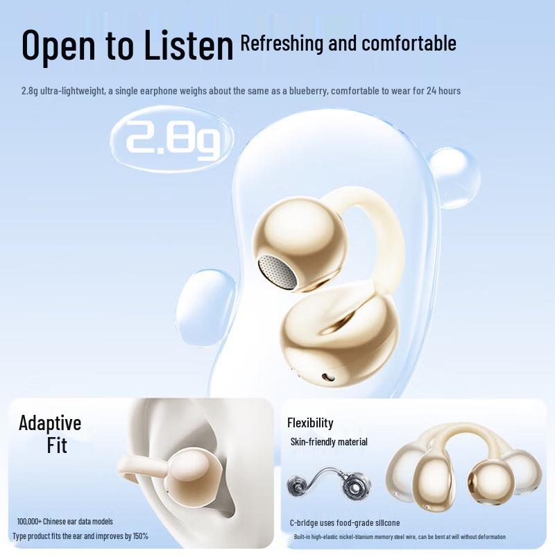 Lenovo TA410 Open-Ear True Wireless Bluetooth Earphones