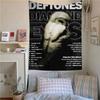 DDeftones Band Anime Tapestry Hanging Tarot Hippie Wall Rugs Dorm Home Decor