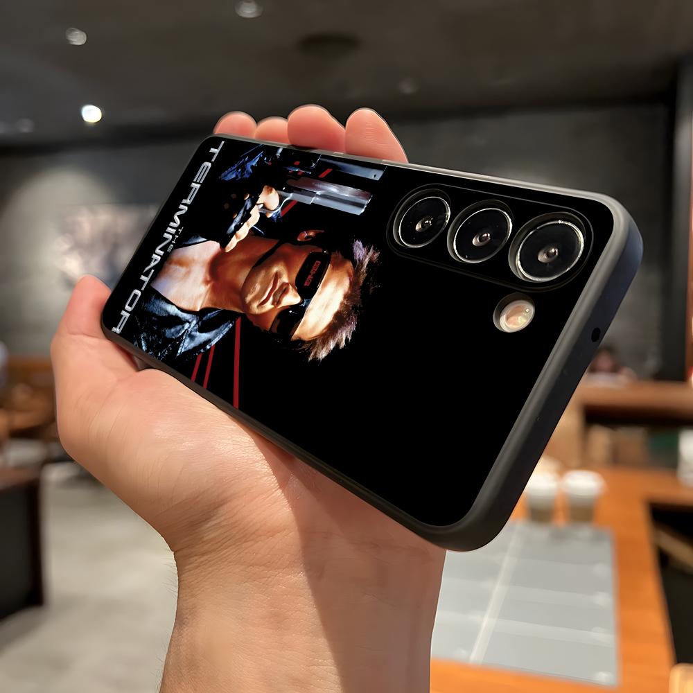 Movie The T-Terminator Phone Case For Samsung A56 A36 A26 A16 A15 A25 A35 A55 A14 A34 A24 A54 Black Soft Shell