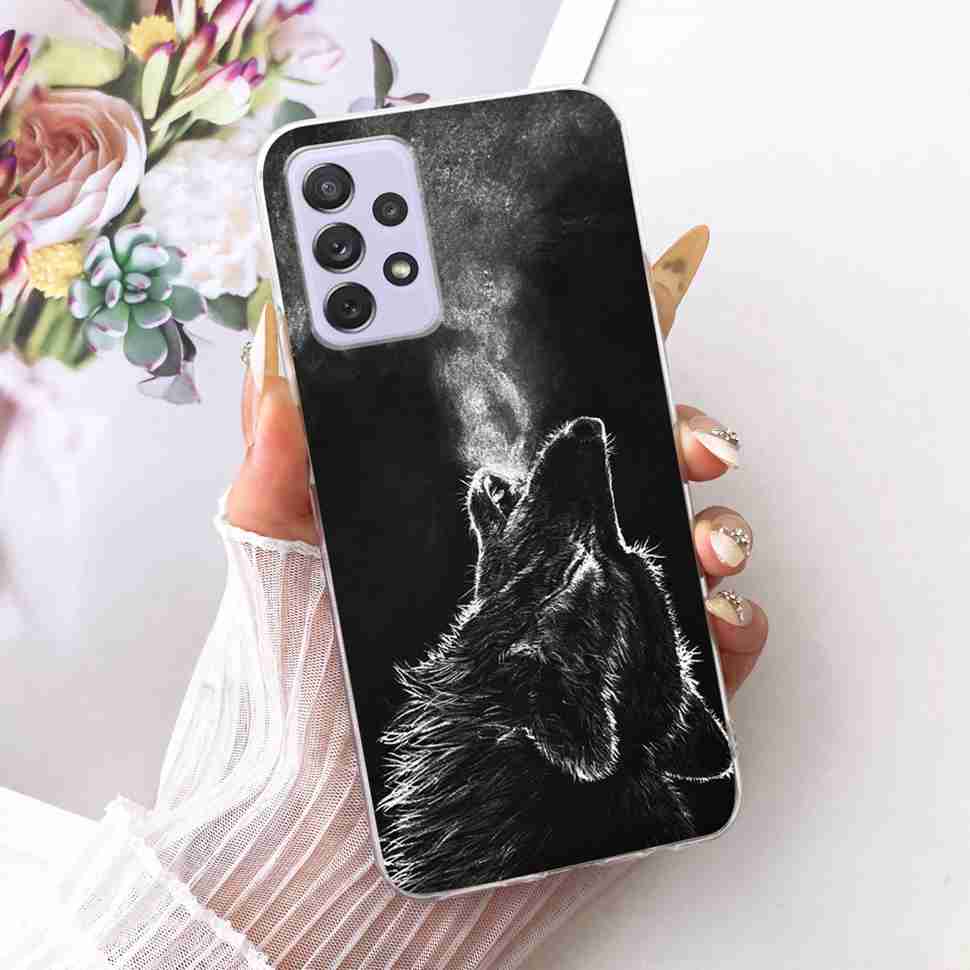 For Samsung A72 Case SM-A725F Fundas Soft Silicone Luxury Painted Cover Cases For Samsung Galaxy A72 Casing Bumper