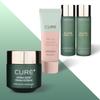 Cure Hydra Soothing Toner + Emulsion + 4X Cream + Tone Up Sun Cream