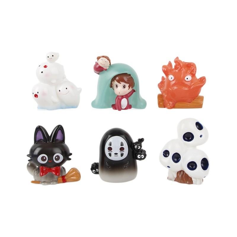 Movie Colorful Ghibli Character Blind Box Toys Featuring Ponyo No Face And Captivating Spirits