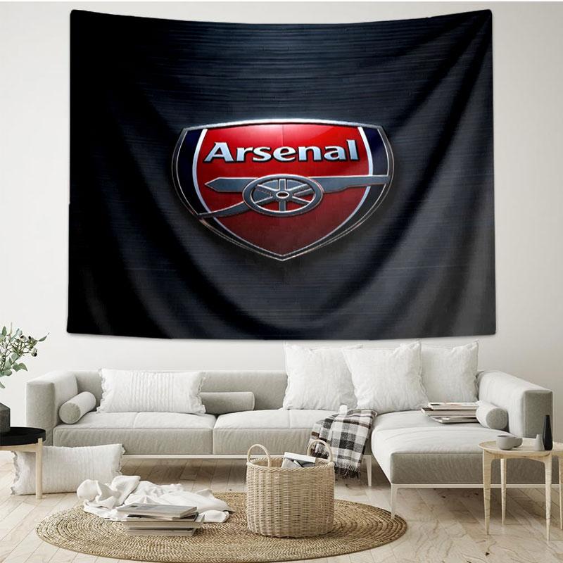 football team F.C Print Tapestry - Portable Wall Decor Cloth, for Home, Dorm, Travel, Bedroom, Living Room - Ideal Birthday Housewarming Gift