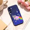 ПРЕКРАСНЫЙ Чехол для телефона N-Nyan Cat Для Samsung Galaxy A73,A72,A71,A70,A53,A52,A51,Другие Мягкий Черный Корпус