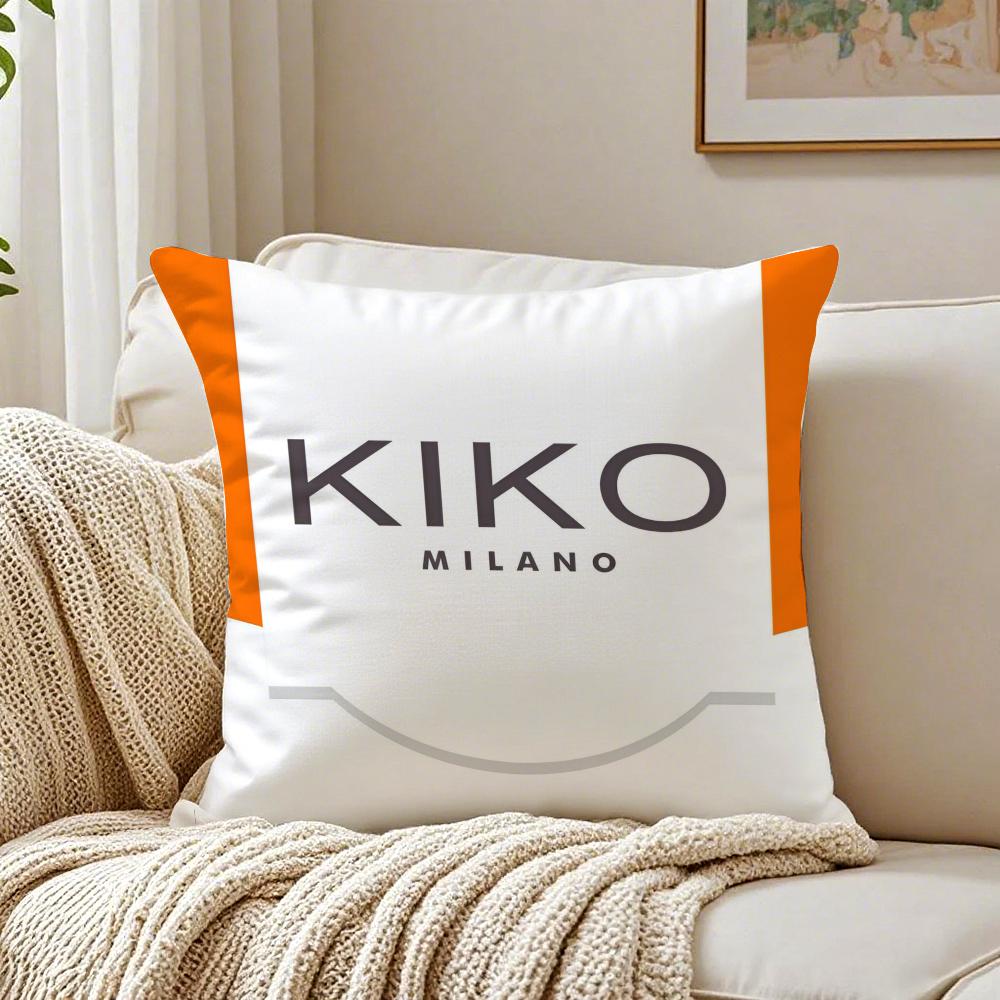 Cosmetics Brand KKiko Cushion Cover Linen Pillowcase Soft for Sofa Bed Home Room Decor