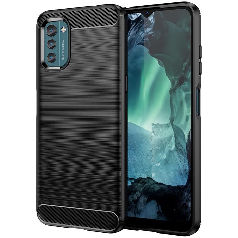 Для Чехол Nokia G21 Чехол для Nokia G21 G11 G20 G10 X100 C21 Plus Силиконовый противоударный чехол из углеродного волокна для задней крышки Nokia G21 Чехол