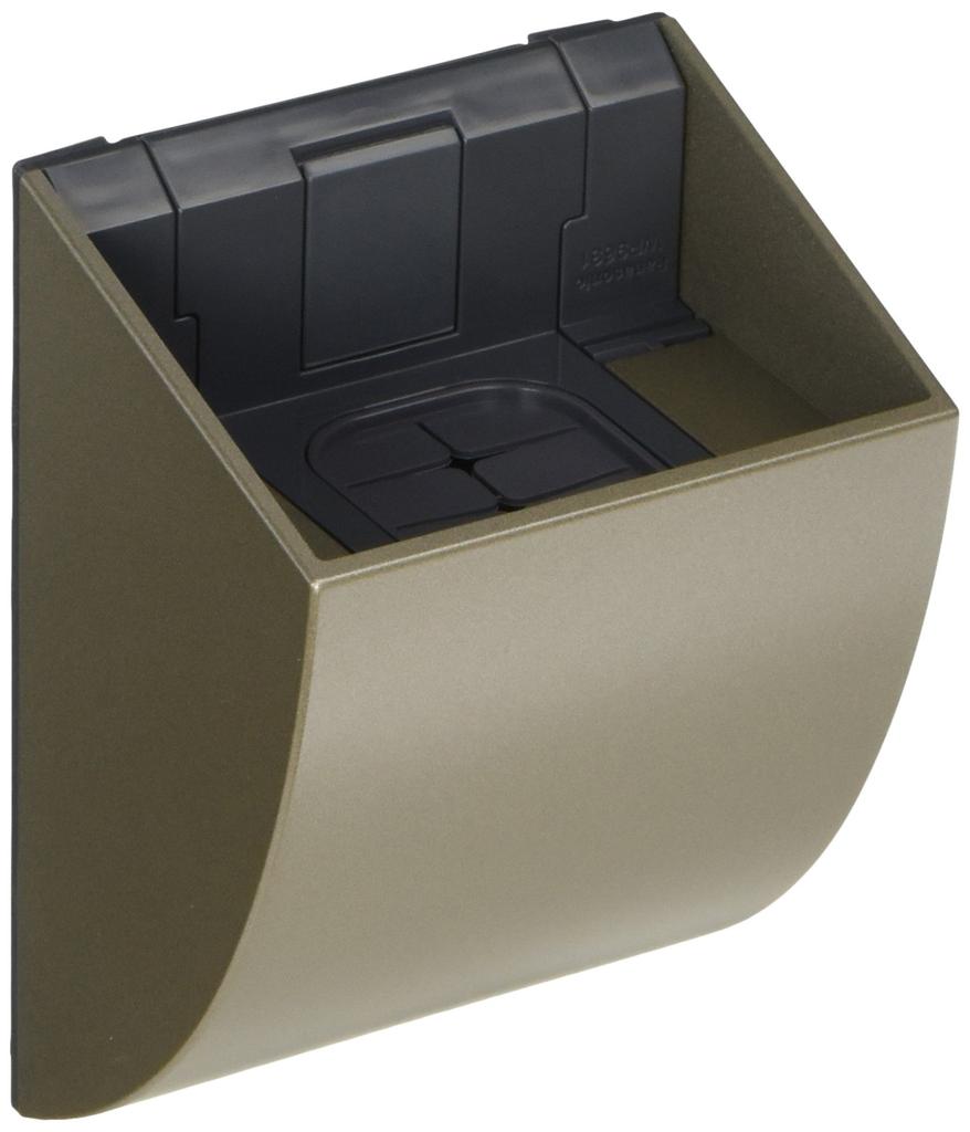 Panasonic Умный водонепроницаемый выдвижной чехол для открытого и встраиваемого использования, цвет шампанского, бронза WP9631Q