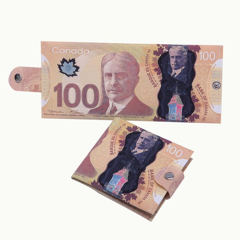 16 стилей, мужской кошелек, ультратонкий кошелек Billeteras Para Hombr, короткий кошелек с рисунком банкнот, унисекс, кошелек для монет, кошелек для женщин