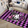 Office Rug Kuromi, Jester Anti-Slip Rug, Machine Washable for Living Room, Bedroom, Office, Multiple Sizes, Bedroom Mat, Decorative Mat, Durable Mat,