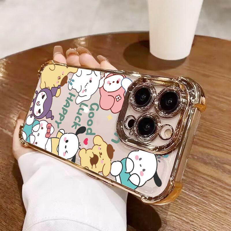 Чехол для OPPO A6X A5X A6 A5 Pro Reno 15F 15 14F 14 13F 12F 11F 13 12 Pro 5G Ударопрочный Черный Силиконовый Surfing Hello Kitty Чехол