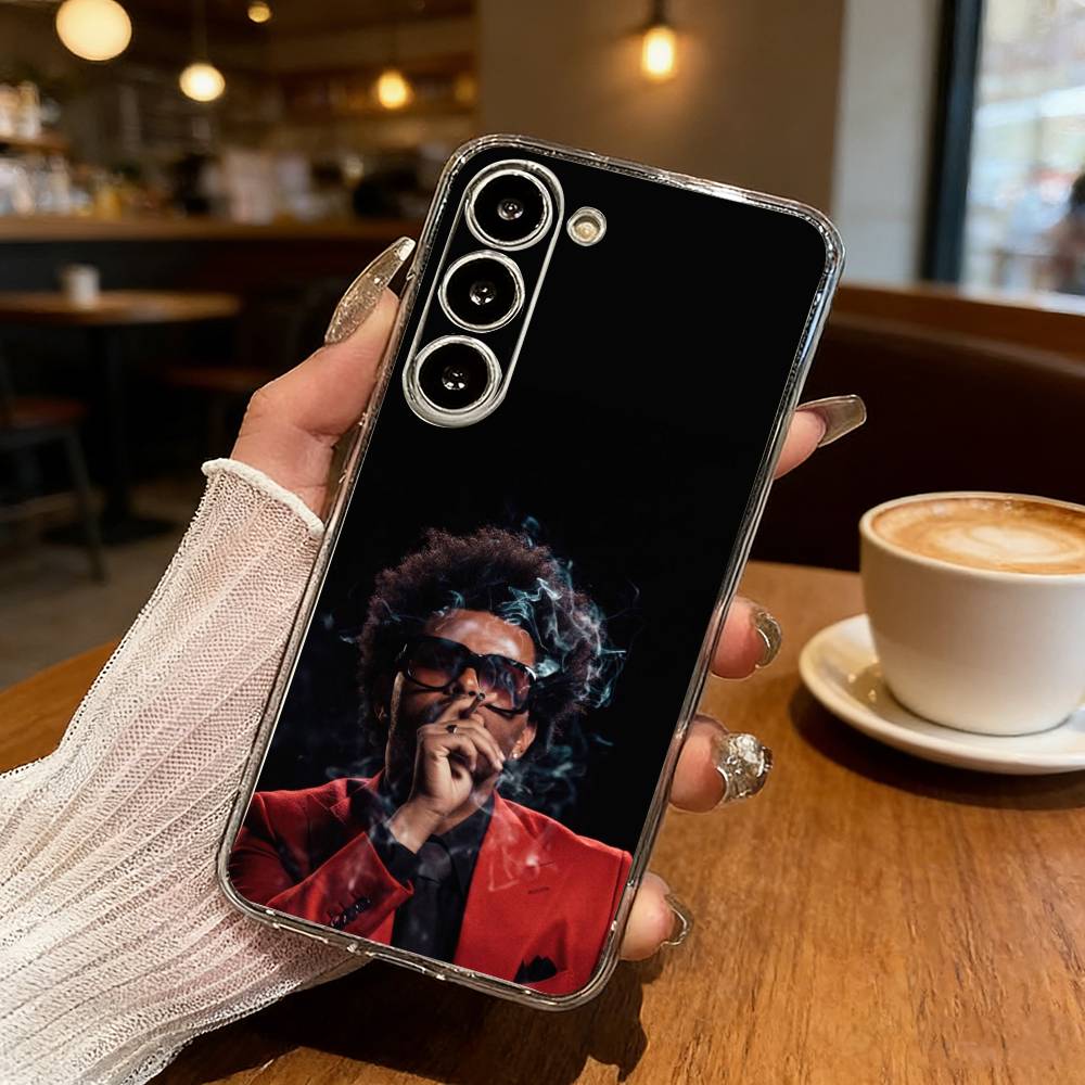 Чехол для телефона W-Weeknd XO для Samsung Galaxy S24 S25 S23 S22 S21 Plus S24 S25 Прозрачный чехол