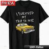 Tom Holland Same Style I Survived My Trip To NYC Classic T Shirt Vitruvian Pizza Tee Women Men Fashion Casual Cool Movie TShirt