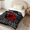 1PC The Vampire Diaries Patterned Flannel Blanket Suitable For All Seasons For Home Decor Warmth And Comfort Gifts Holiday Present