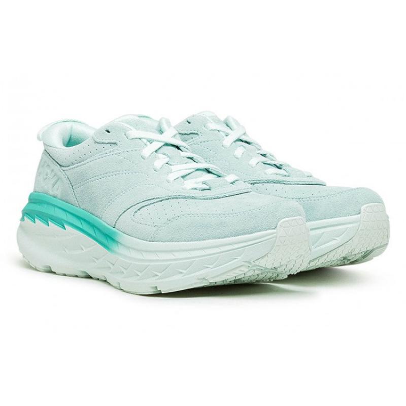 HOKA One One Кроссовки Bondi L Замша Синее Стекло Унисекс 1122572-BGAT