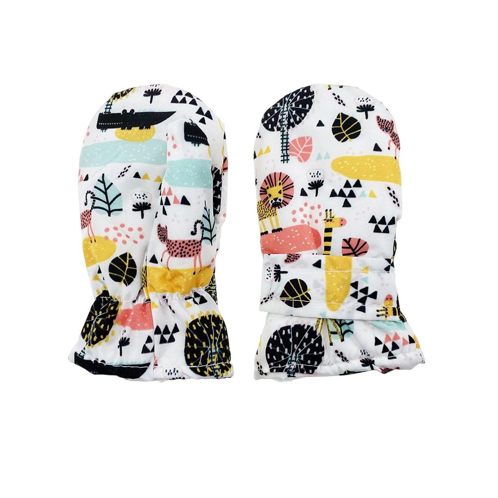 1 пара детских сноубордических перчаток, ветрозащитных, водонепроницаемых, зимних, для занятий спортом на открытом воздухе, езды, велоспорта, альпинизма, рыбалки, катания на лыжах, катания на коньках, варежки