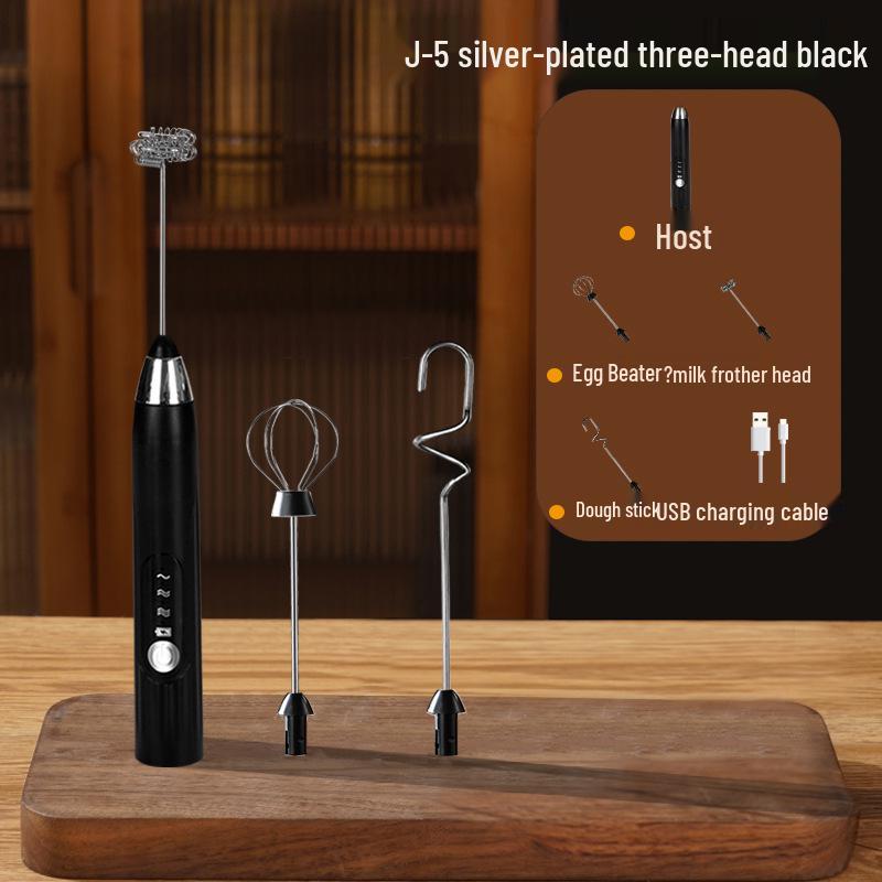 Новый электрический вспениватель молока из нержавеющей стали и портативный миксер