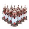 Arab Style Essential Oil Bottle Antiqued Glass Sub-packaging Bottle  Desktop Adorn