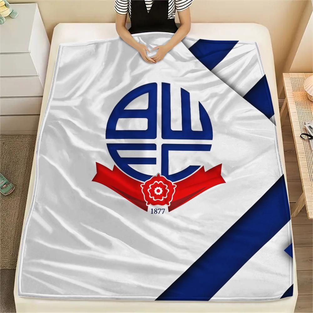 Bolton Wanderers F.C Flannel Blanket, High quality Comfortable for All Seasons, Home Decor, Warmth and Comfort