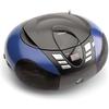 Boombox - LENCO SCD-37 Bleu - Lecteur CD/MP3/USB - Radio FM Analogique - Garantie 1 an