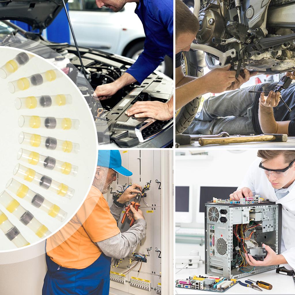 150 шт. Нейлоновые пыле- и водонепроницаемые разъемы для клемм, просты в установке, без протечек, паяное уплотнение