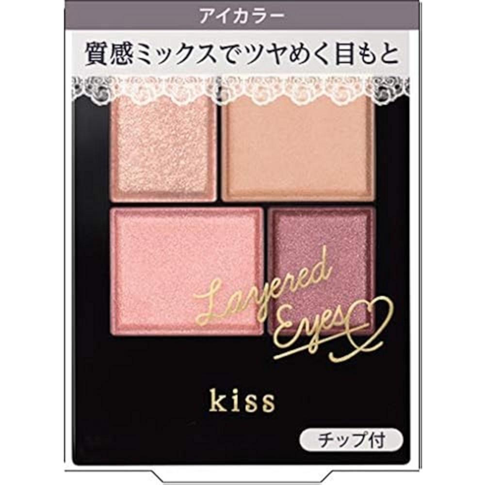 Kiss Kiss многослойные тени для век Dooris 04 Charm Point 3,8 грамма (x1)