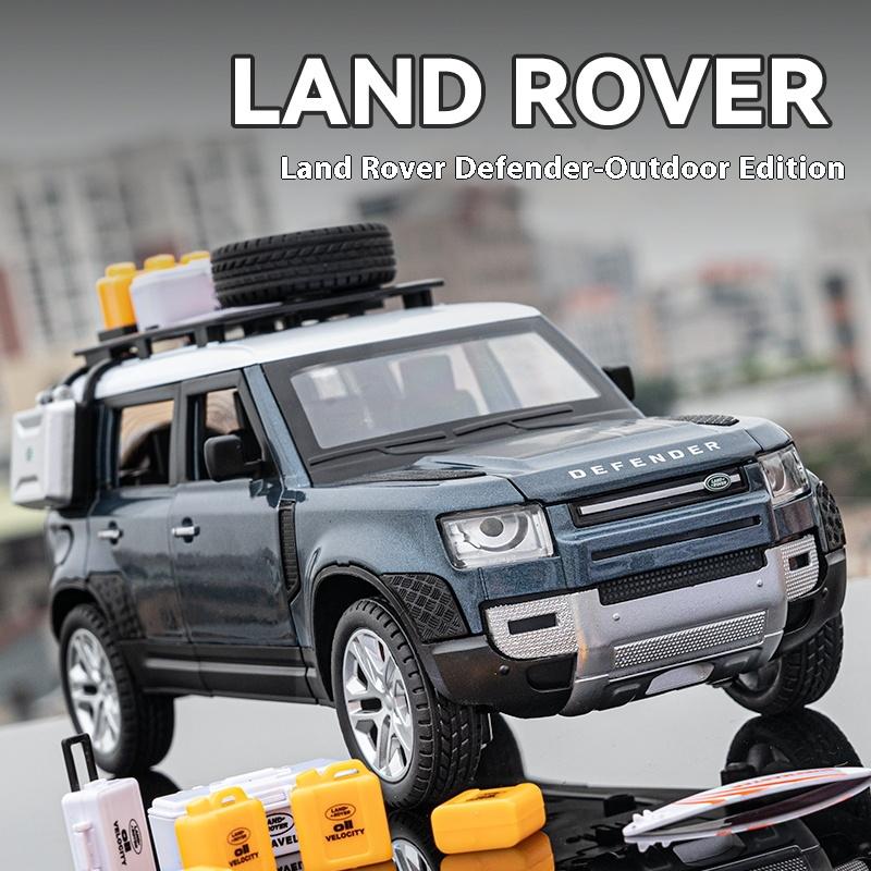 1:24 Land Rover Defender Внедорожник Внедорожный Автомобиль Литой Из Сплава Звук и Свет Модель Автомобиля Коллекция Украшения Игрушки С Подарком Для Детей