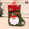 Christmas Stockings Pendant Gift Bag Party Decor Snowman Reindeer Socks Christmas Tree Decorations