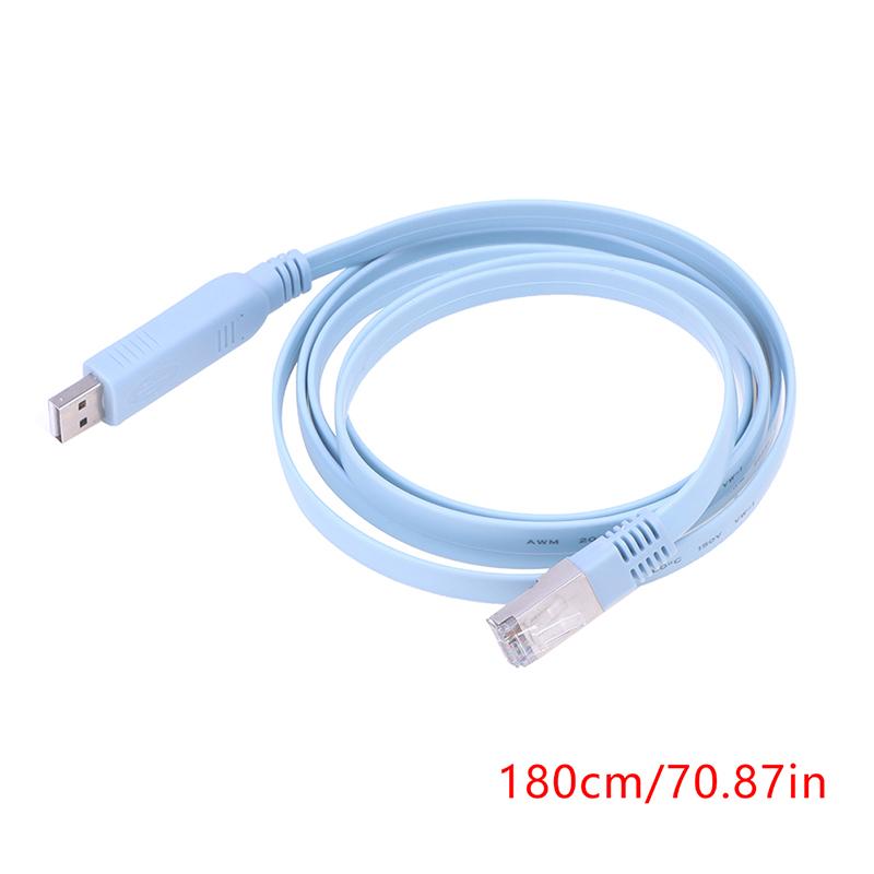 Для маршрутизаторов USB на RJ45 Адаптер консоли Кабель 1,8 м USB на RS232 Последовательный на RJ45 CAT5 Шнур