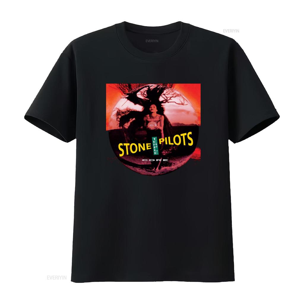 Cotton T Shirt Core Stone Temple Pilots Album Dean DeLeo Robert Band Merch vintage Washed homme Breathable Versatile Stretched