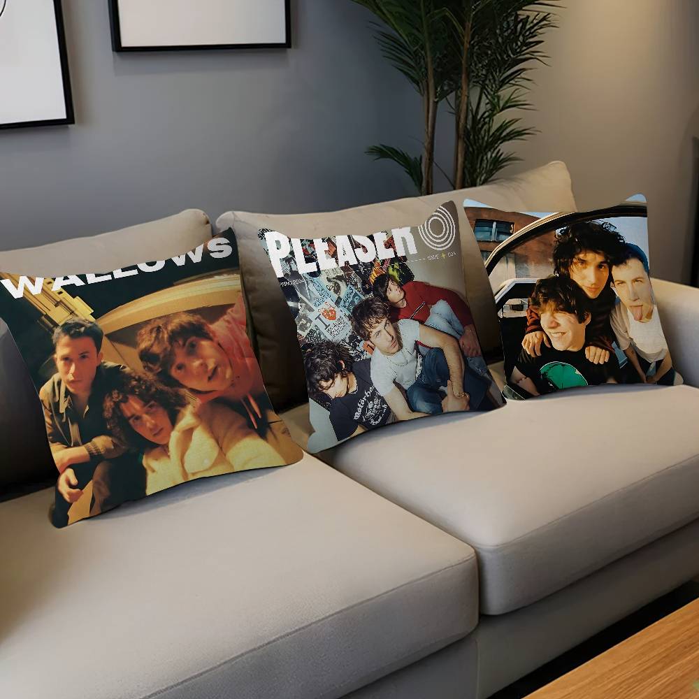 Famous Singer W-Wallows Band Personalized Pillow Cover Kids Bedroom Wild Party Decor Pillowcase Kid Birthday Shower Gift