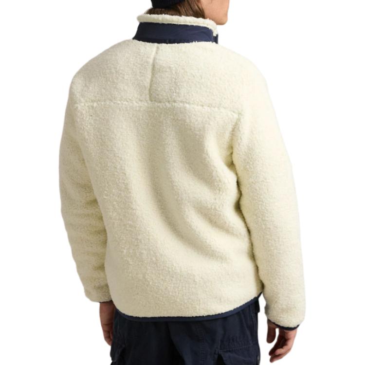 Polo Ralph Lauren Velvet feel Coat Men's Cream White 710951701-001