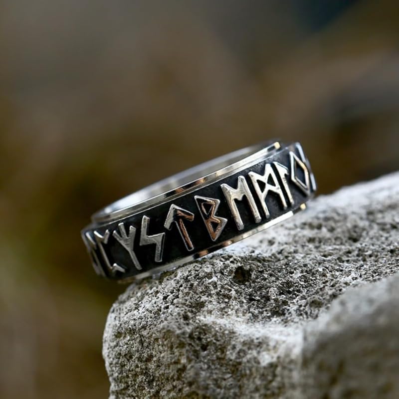 [ZAKAKA] кольцо мужское нержавеющее кольцо модные аксессуары подарок (14)