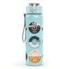 1PC Multi Color Circle 750ml sports water bottle leakproof straw lid outdoor office home