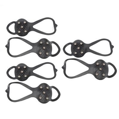 3 пары шипов для льда, черные, для снега, шипы из нержавеющей стали, противоскользящие, для мужчин и женщин