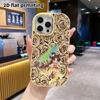 Phone case: 2D flat design suitable for iPhone 18 17 16 15 14 13 Pro protective case, couple style, lotus girl, Christmas and Halloween gifts