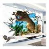 3D Настенные обои Стерео Мультяшный Сломанный Динозавр Фон Для Фрески Детская Комната Гостиная Домашний Декор