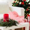 Christmas Sleigh Xmas Decoration Ornament Exquisite Decorate Table Plastic Mini Adornment