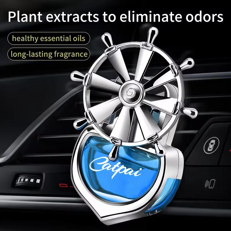 Car Aromatherapy Air Outlet Perfume Rotating Spiral Parts Air Freshener Eliminating Odor Interior Accessories Holiday Gift