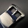 Б/у Оригинальный силиконовый ремешок SEIKO Prospex 22 мм темно-синий для SRPA83JC/4R36-05V0 Резиновый ремешок для часов R02Y012J0