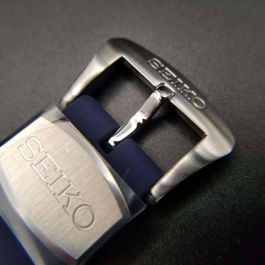 Б/у Оригинальный силиконовый ремешок SEIKO Prospex 22 мм темно-синий для SRPA83JC/4R36-05V0 Резиновый ремешок для часов R02Y012J0