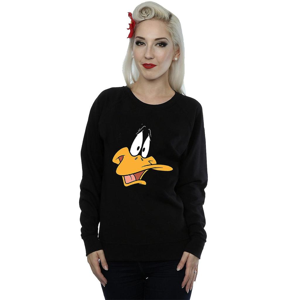 Looney Tunes Womens/Ladies Daffy Duck Face Sweatshirt